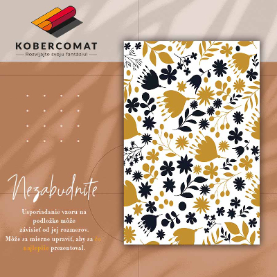 Vinyl vloerkleed Bloemen