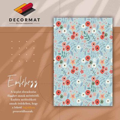 Vinyl vloerkleed Weide bloemen