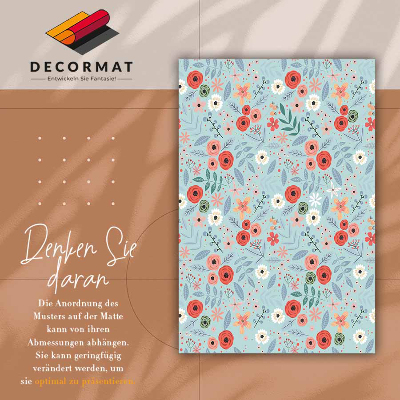 Vinyl vloerkleed Weide bloemen