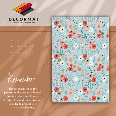 Vinyl vloerkleed Weide bloemen