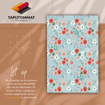 Vinyl vloerkleed Weide bloemen