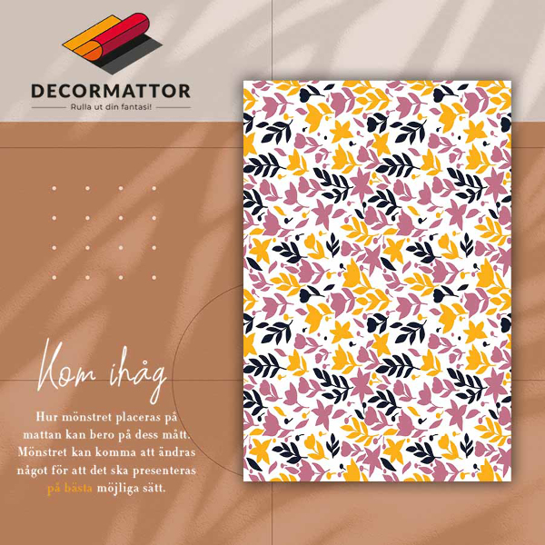 Vinyl tapijt Abstracte bloemen