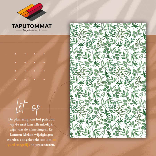 PVC tapijt Kleine bladeren