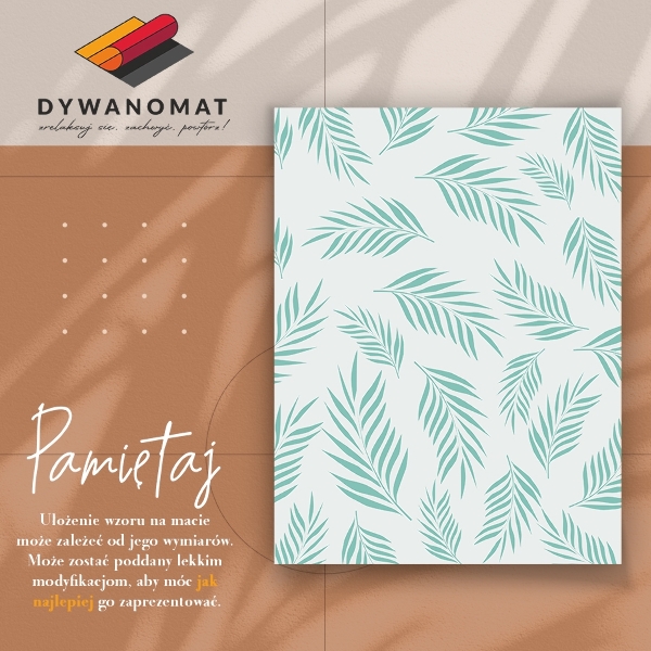 PVC mat Hawaiiaanse bladeren