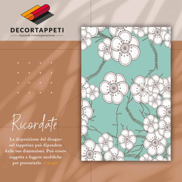 Vloerkleed vinyl Geometrische knoppen