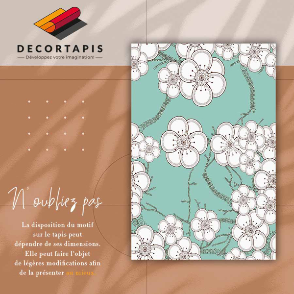 Vloerkleed vinyl Geometrische knoppen