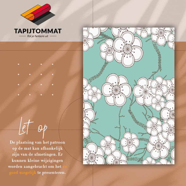 Vloerkleed vinyl Geometrische knoppen