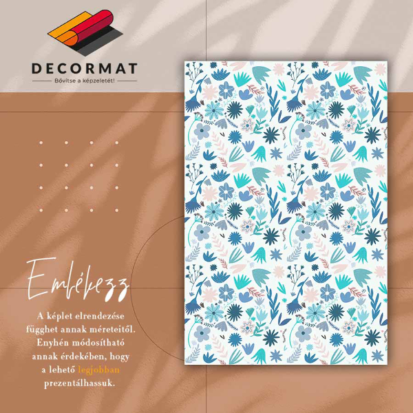 Vinyl vloerkleed Weide bloemen