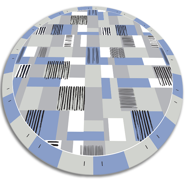 PVC mat rond Geometrie rechthoeken