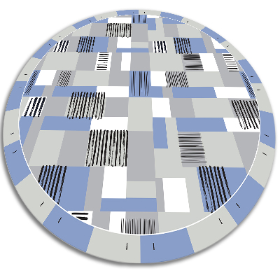 PVC mat rond Geometrie rechthoeken