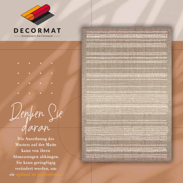 Vinyl tapijt Beige stof