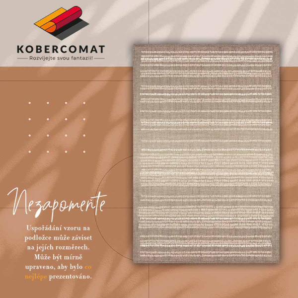 Vinyl tapijt Beige stof