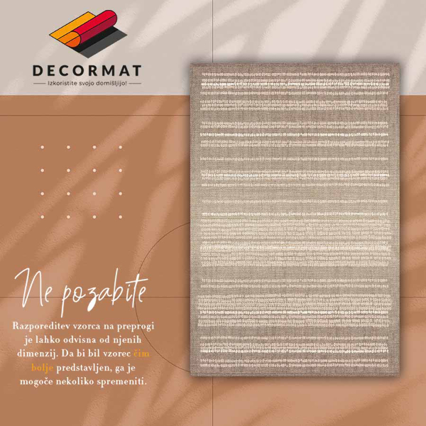 Vinyl tapijt Beige stof