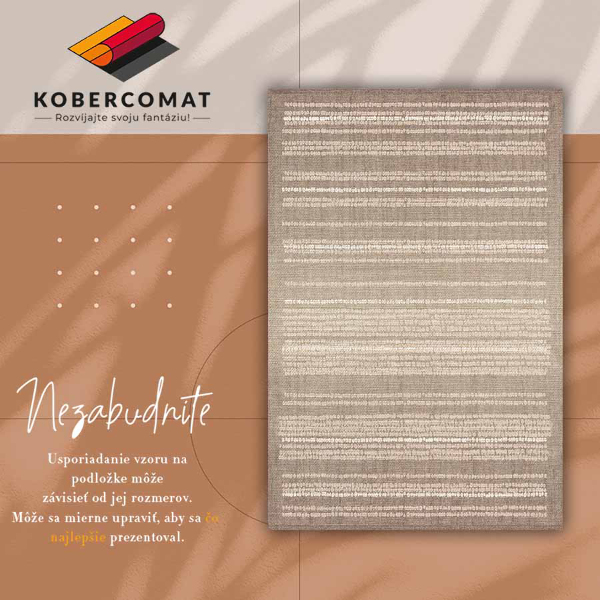 Vinyl tapijt Beige stof