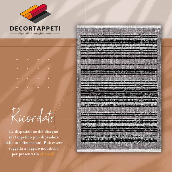 PVC mat Zwarte strepen