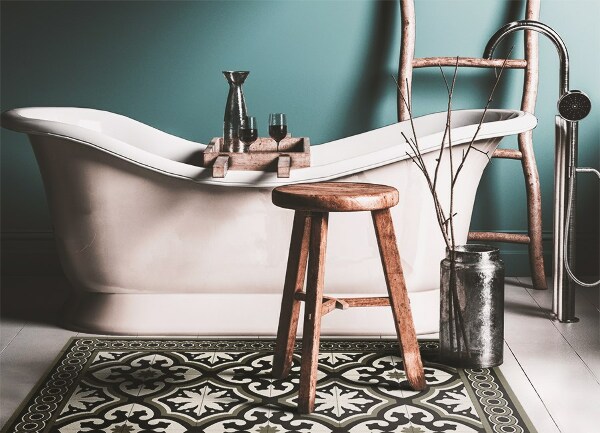 Vloerkleed op vinyl Scandinavische stijl