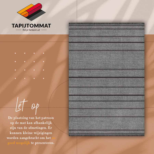 Vinyl tapijt Grijze strepen