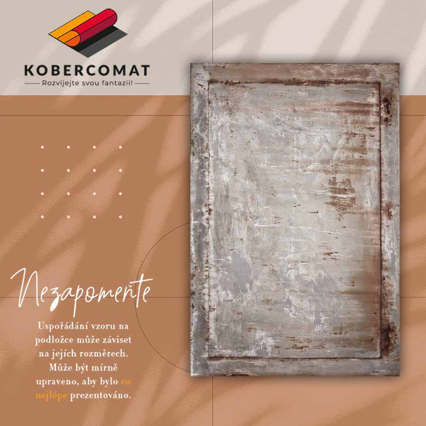 Vloerkleed op vinyl Roestig blad