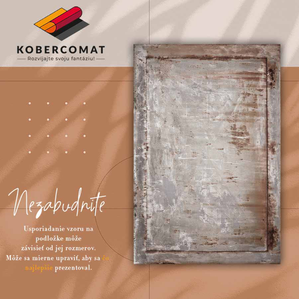 Vloerkleed op vinyl Roestig blad