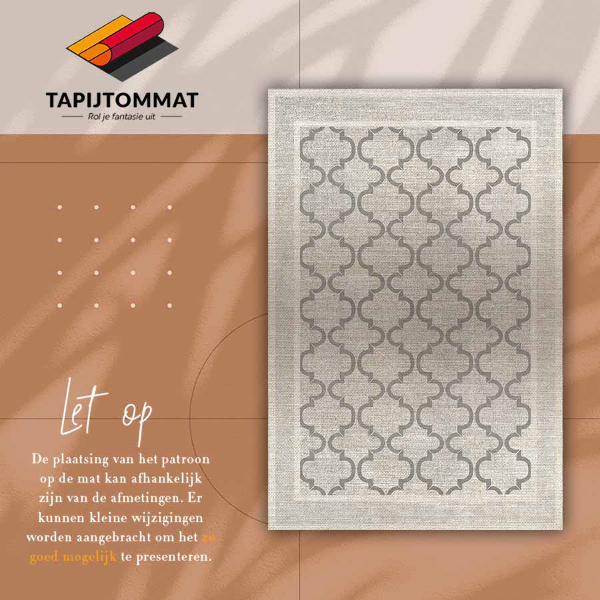 Vloerkleed op vinyl Marokkaans ontwerp