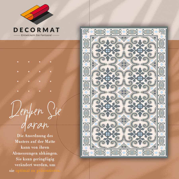 Tapijt vinyl Talavera -patroon