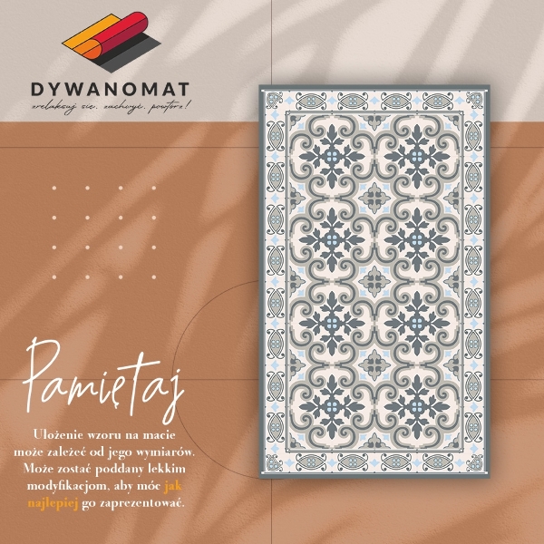 Tapijt vinyl Talavera -patroon