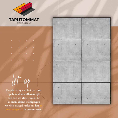 Vinyl tapijt Betonplaten