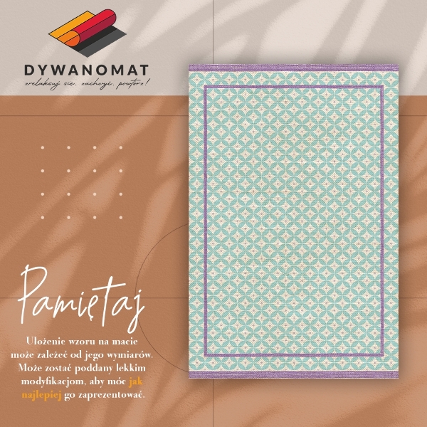 Vloerkleed op vinyl Frames en wielen