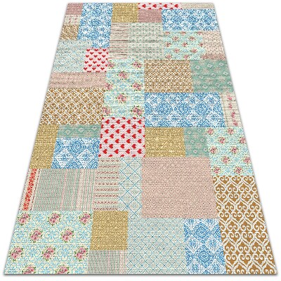 PVC mat Patchwork verschillende stukken