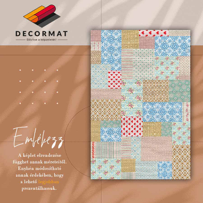 PVC mat Patchwork verschillende stukken