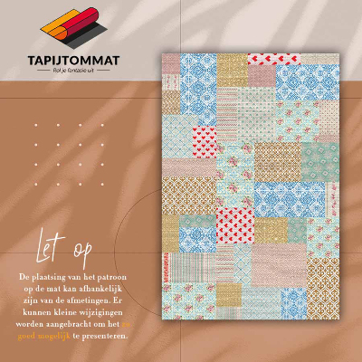 PVC mat Patchwork verschillende stukken