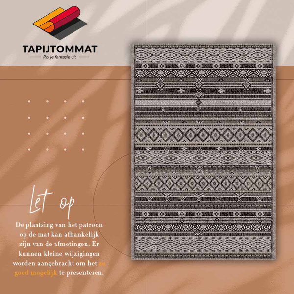 Vloerkleed op vinyl Indiase patronen