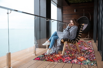 Buitenkleed Mozaïek patchwork