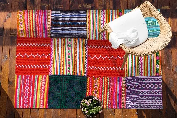 Tuinkleed Turkse patchwork