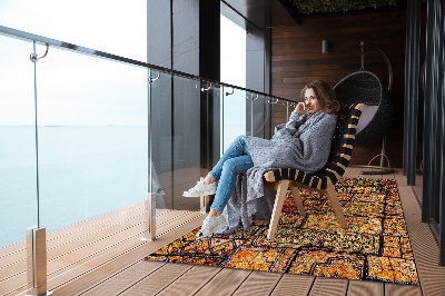 Buiten tapijt Turks mozaïek