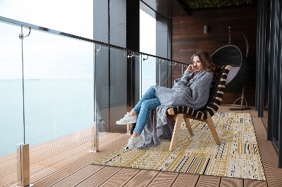 Tuinkleed Klassieke abstractie