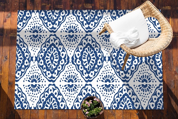 Buitenkleed Blauwe ontwerpen