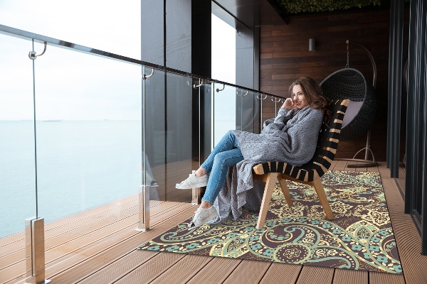 Buiten tapijt Paisley aziatische stijl