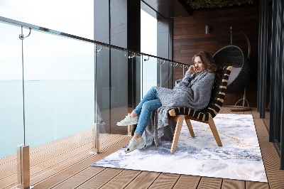 Buiten tapijt Marmeren gouden scheuren