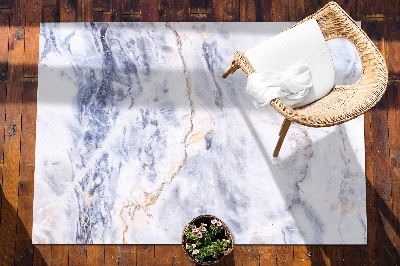 Buiten tapijt Marmeren gouden scheuren