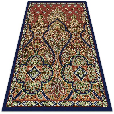 Buiten tapijt Indiase retro -stijl