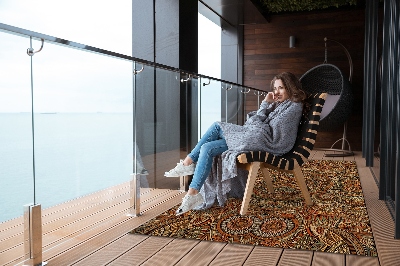 Tuinkleed Etnische abstractie