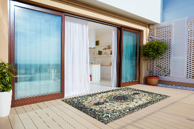 Buiten tapijt Perzische ornamenten