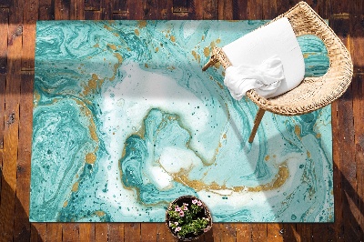 Buiten tapijt Marmeren golven