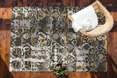 Buitenkleed Retro -abstractie