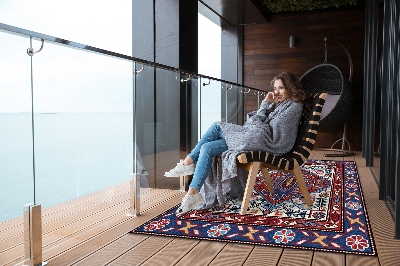 Buiten tapijt Folk ornamenten