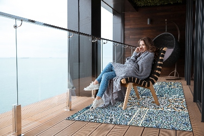 Buiten tapijt Mandala -patchwork