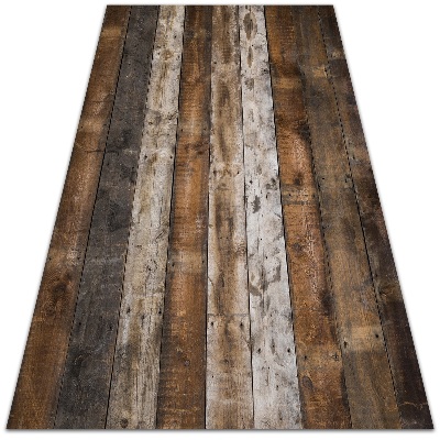 Tuinkleed Donkere planken