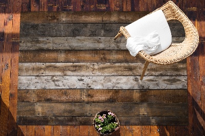 Tuinkleed Donkere planken