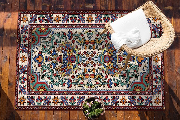 Buiten tapijt Multi -gekoleerde ontwerpen